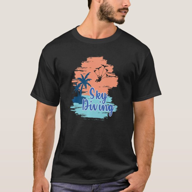 Skydiving Parachute Gear T-Shirt (Front)