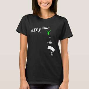 Skydiving Parachute Skydive Freefly Head Down T-Shirt