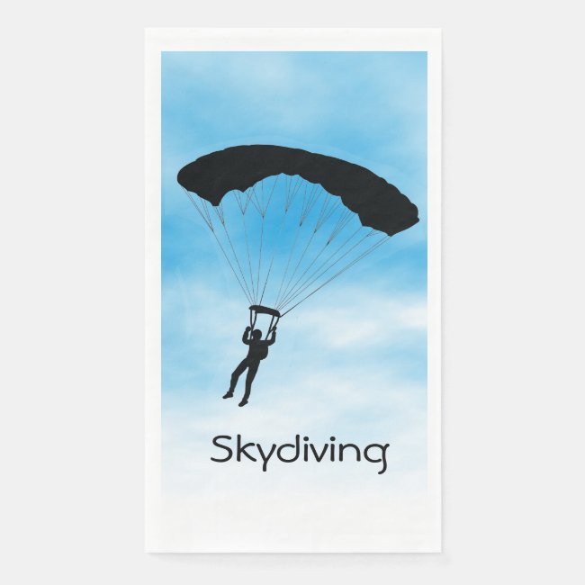 Skydiving Parachuting Design Guest Towel Napkin