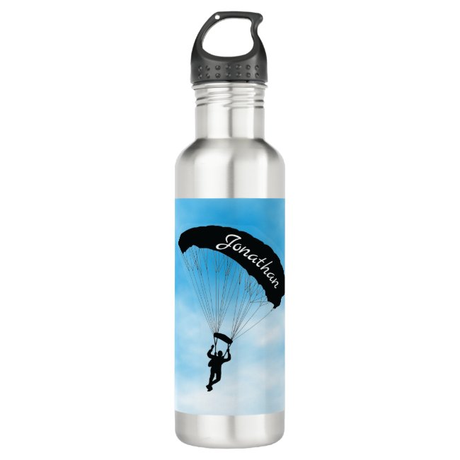 Skydiving Parachuting Design Water Bottle