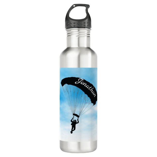 Skydiving Parachuting Design Water Bottle