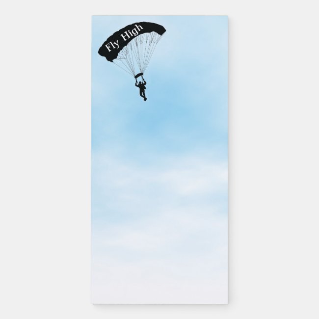 Skydiving Parachuting Fridge Notepad