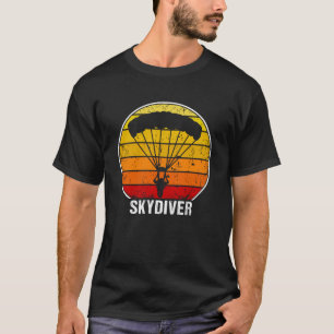 Skydiving Parachuting Retro Skydiver T-Shirt