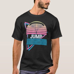 Skydiving Parachuting Skydiver Retro Jump T-Shirt