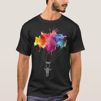 Skydiving Parachuting  Skydiver Skydive Tee 