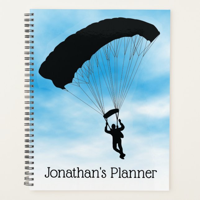 Skydiving Parachuting Weekly/Monthly Planner (Front)