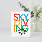 Skydiving Postcard (Standing Front)