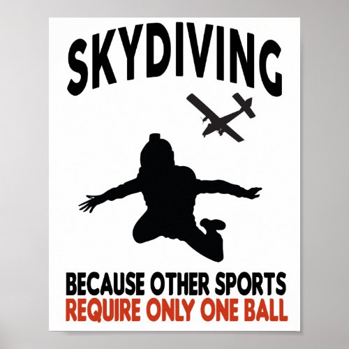 Skydiving  poster
