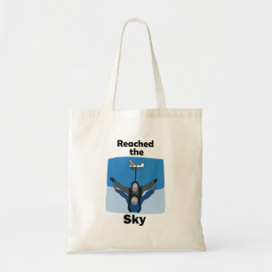 Skydiving Reached The Sky Skydiver Birthday Tote Bag
