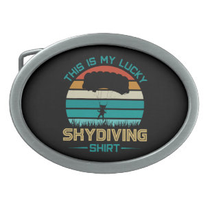 Skydiving School Portland Belt Buckle
