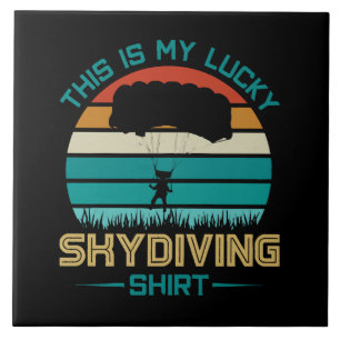 Skydiving School Portland Ceramic Tile