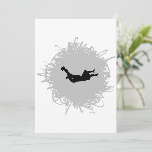 Skydiving Scribble Style (Standing Front)
