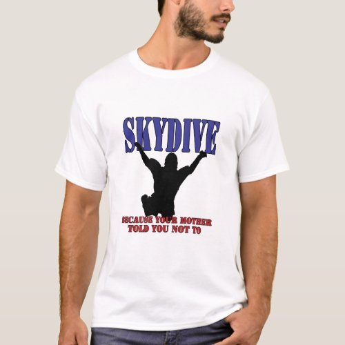 Skydiving Shirt Silhouette