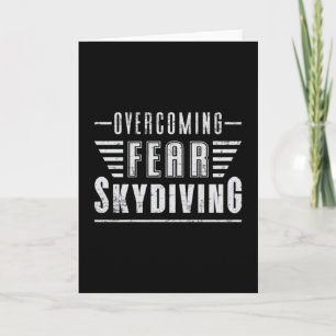Skydiving Skydive Skydiver Plane Jump Funny Gift Card