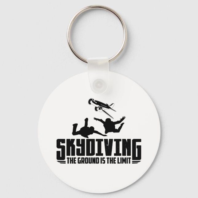 Skydiving | Skydiver Gifts Keychain (Front)