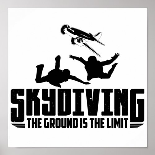 Skydiving  Skydiver Gifts Poster