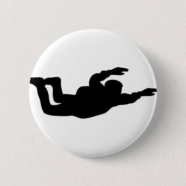 skydiving skydiver icon button (Front)