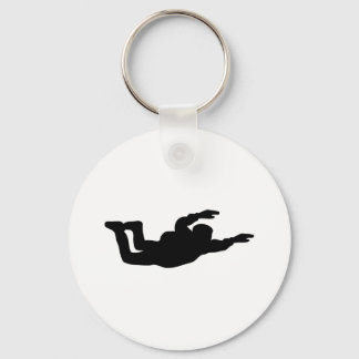 skydiving skydiver icon keychain