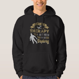 Skydiving Skydiver Therapy Parachuting Funny Gift Hoodie