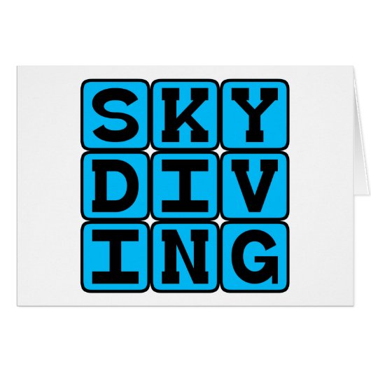 Skydiving, Sports (Front Horizontal)