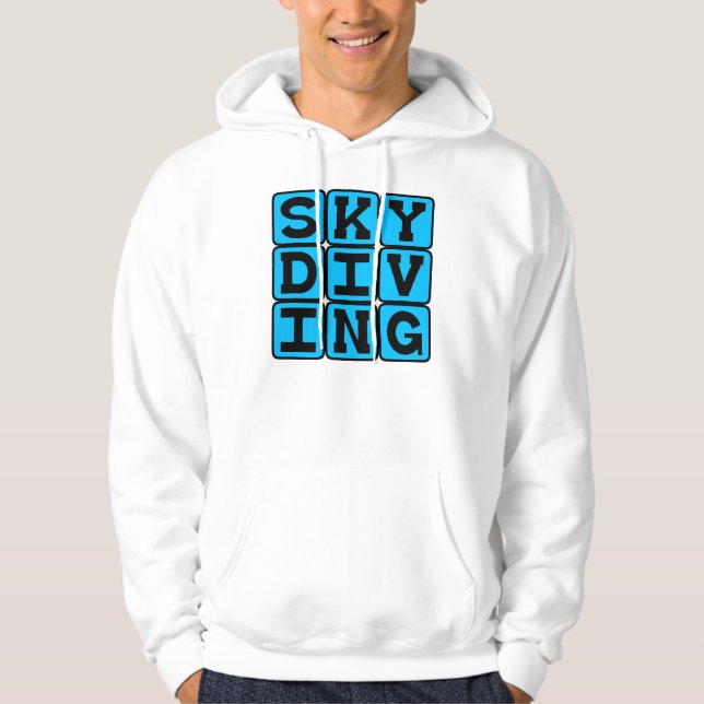Skydiving, Sports Hoodie (Front)