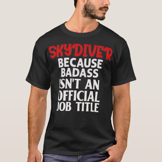 Skydiving Suits For Men Parachute Skydive Gear Gif T-Shirt (Front)