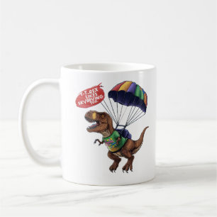 Skydiving T-Rex  Coffee Mug