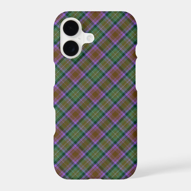 Skye Green Violet Earth Tartan Plaid Case-Mate iPhone Case (Back)