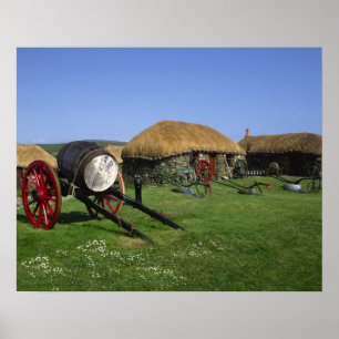 Skye Museum, Kilmuir, Isle of Skye, Highlands, Poster