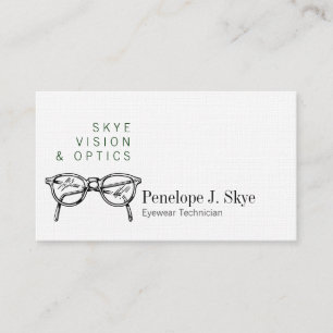 Skye Spectacles Eyewear Optical Vision Business Card