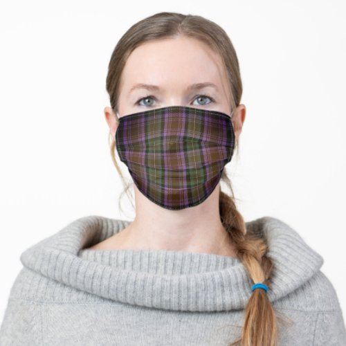 Skye Tartan Plaid Scottish Pattern Vignette Adult Cloth Face Mask