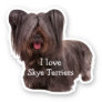 Skye Terrier Dog Breed Cutout Sticker