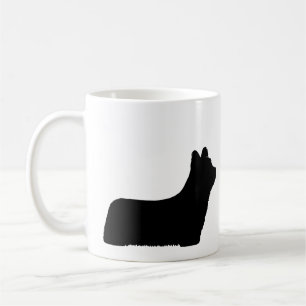 Skye Terrier Dog Breed Silhouettes Coffee Mug