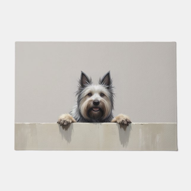 Skye Terrier Doormat Art (Front)
