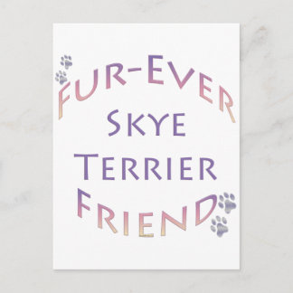 Skye Terrier Furever Friend Postcard