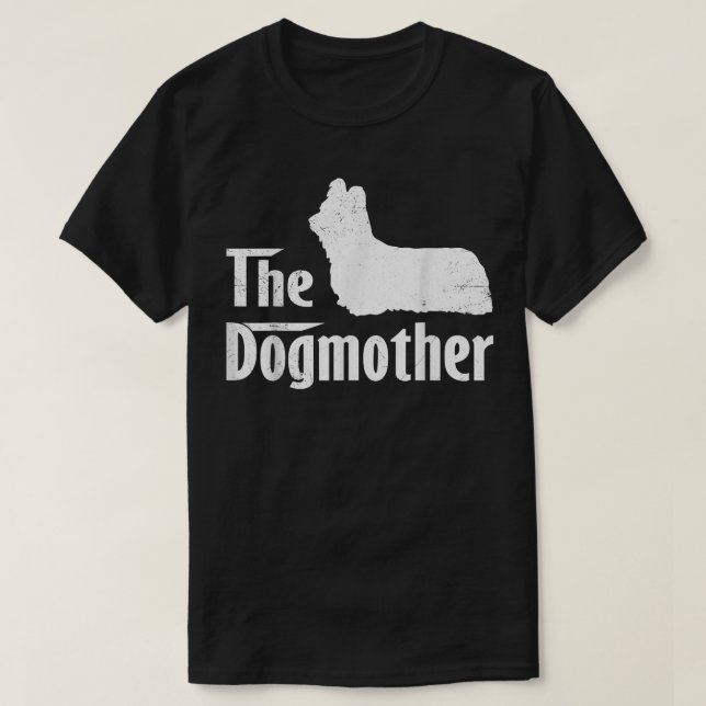 Skye Terrier Lover Gifts Dog Mom Mother's Day  T-Shirt (Design Front)