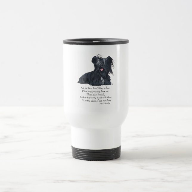 Skye Terrier Memory Travel Mug (Center)