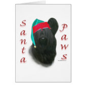 Skye Terrier Santa Paws (Front)