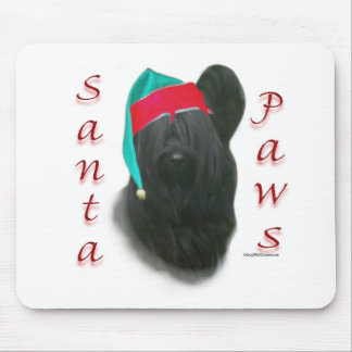 Skye Terrier Santa Paws Mouse Pad