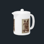 Skye Terrier Teapot<br><div class="desc">This darling Skye Terrier is on three sides of the teapot.</div>