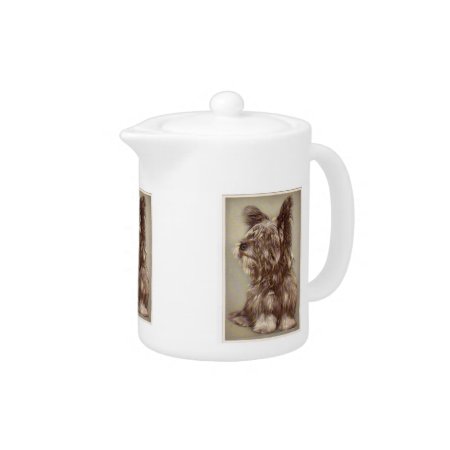 Skye Terrier Teapot