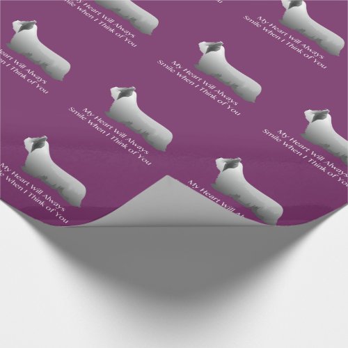 Skye Terrier Thinking of You Design Wrapping Paper