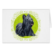 Skye Terriers Green Grass (Front Horizontal)