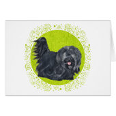 Skye Terriers Green Grass (Front Horizontal)