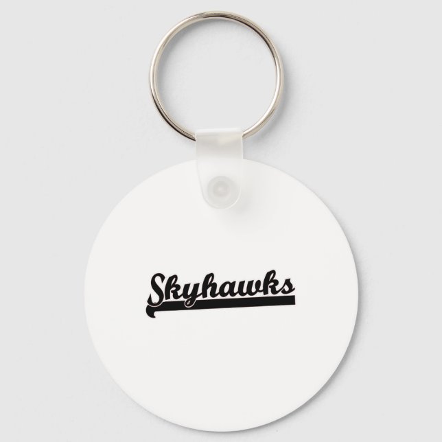 Skyhawks Lacrosse Volleyball Skydiving Basketball  Keychain (Front)