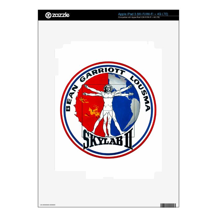 Skylab 2 Mission Patch Skin For iPad 3