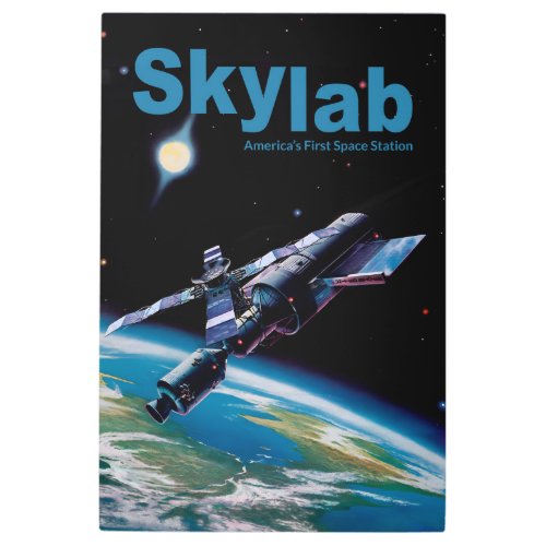 Skylab _ Americas First Space Station Metal Print