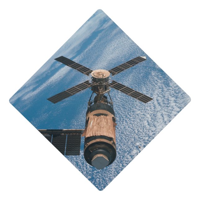Skylab Space Station Graduation Cap Topper (Front)
