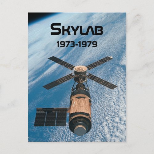 Skylab Space Station Postcard