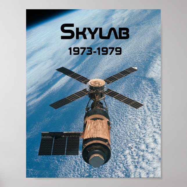 Skylab Space Station Poster (Front)